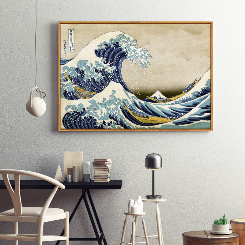 Buy Japanese Wave Wall Art With Frame At 30 Off Staunton And Henry