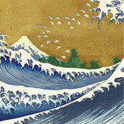 Japanese Wave Wall Art With Frame