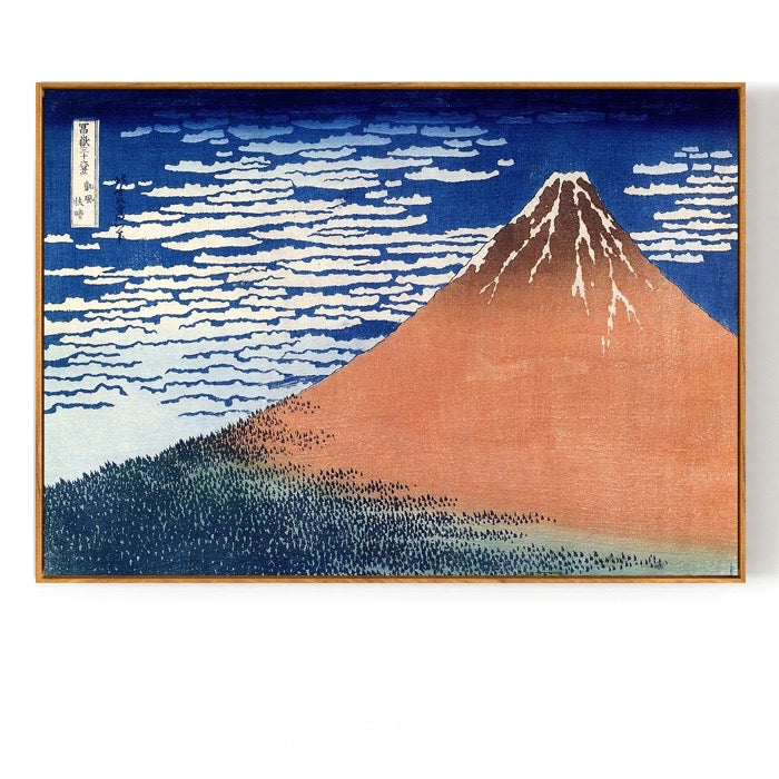 Japanese Mount Fuji Wall Art With Frame