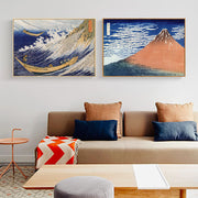 Japanese Mount Fuji Wall Art With Frame