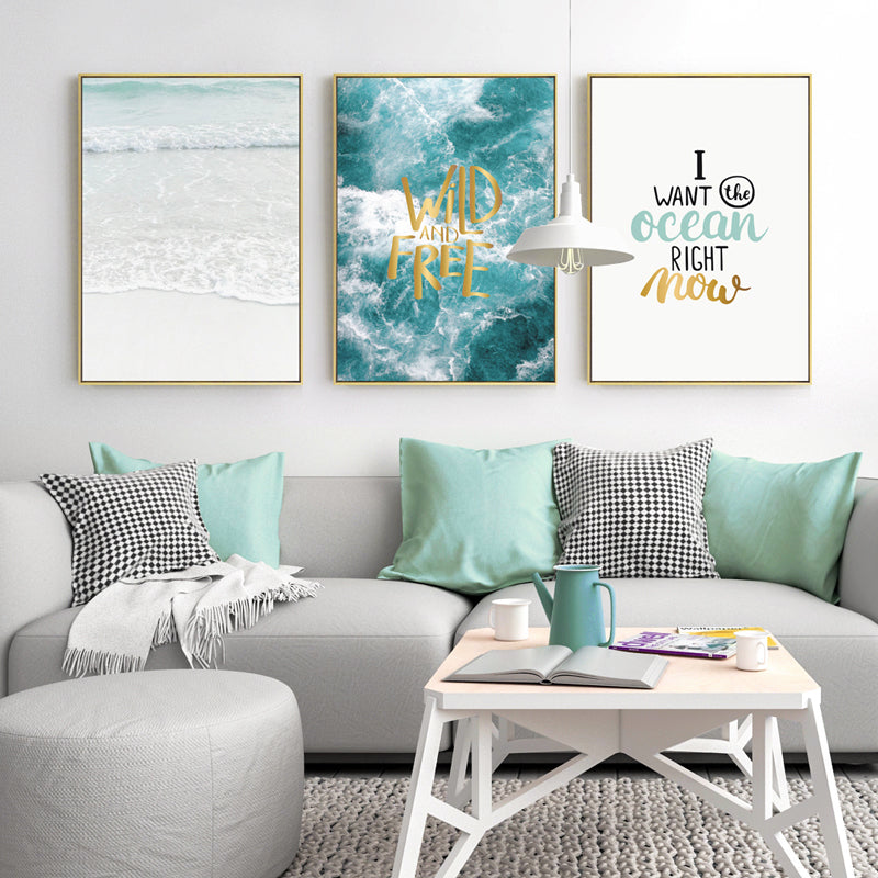 Ocean Wall Art With Frame