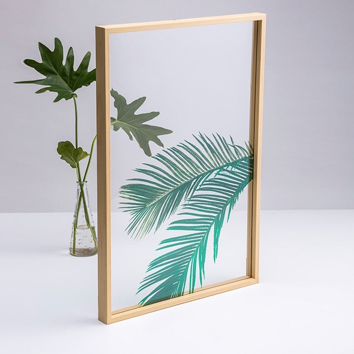 Transparent Botanical Wall Art With Frame