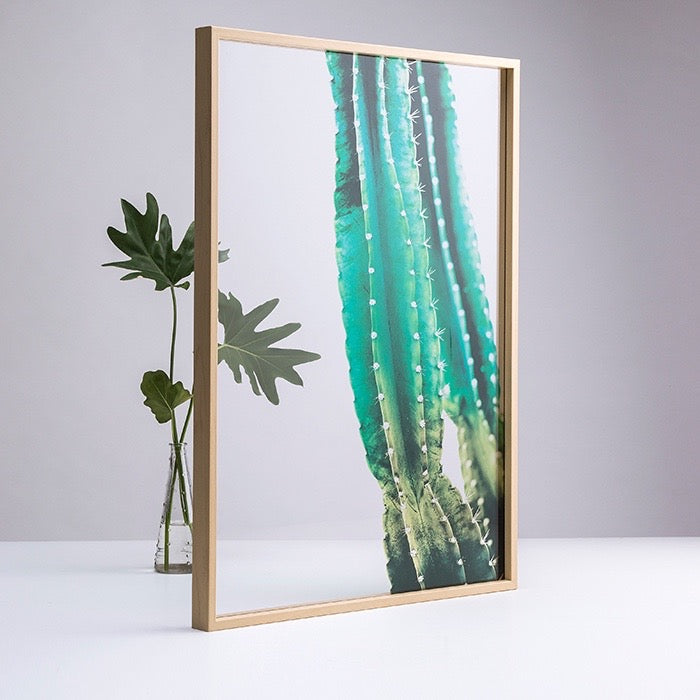 Transparent Botanical Wall Art With Frame