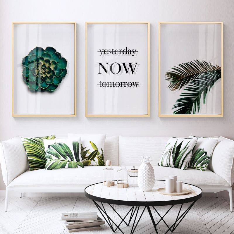 Transparent Botanical Wall Art With Frame