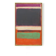 Colorful Abstract Wall Art With Frame