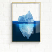 Transparent Ocean Wall Art With Frame