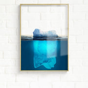 Transparent Ocean Wall Art With Frame