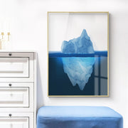 Transparent Ocean Wall Art With Frame