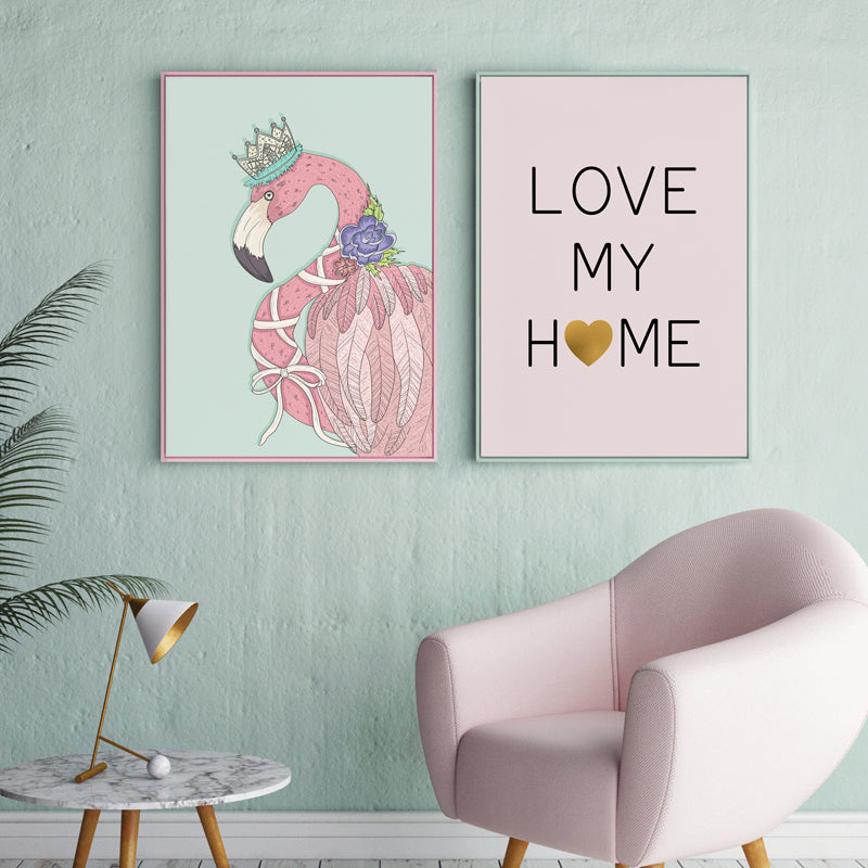 Girls Room Wall Art With Frame