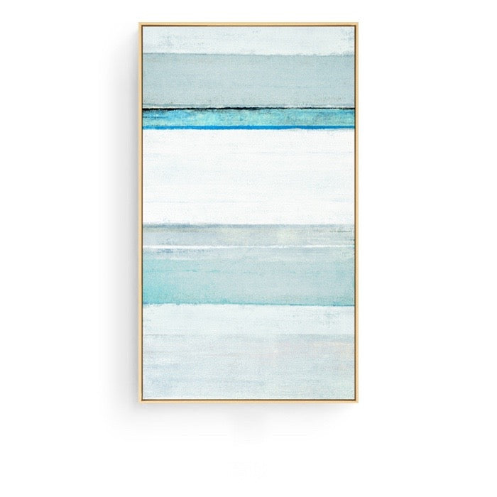 Coastal Blue Wall Art With Frame