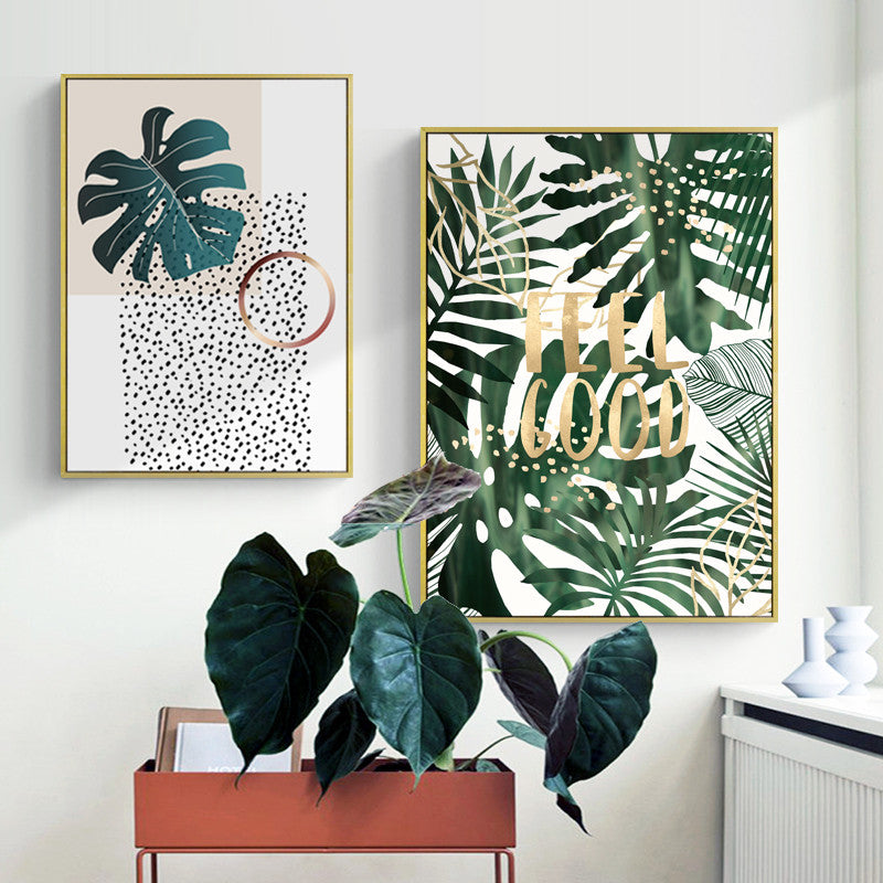 Buy Modern Green Leaf Wall Art With Frame At 30 Off Staunton And Henry