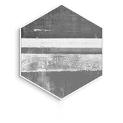 Hexagon Black and White Wall Art With Frame