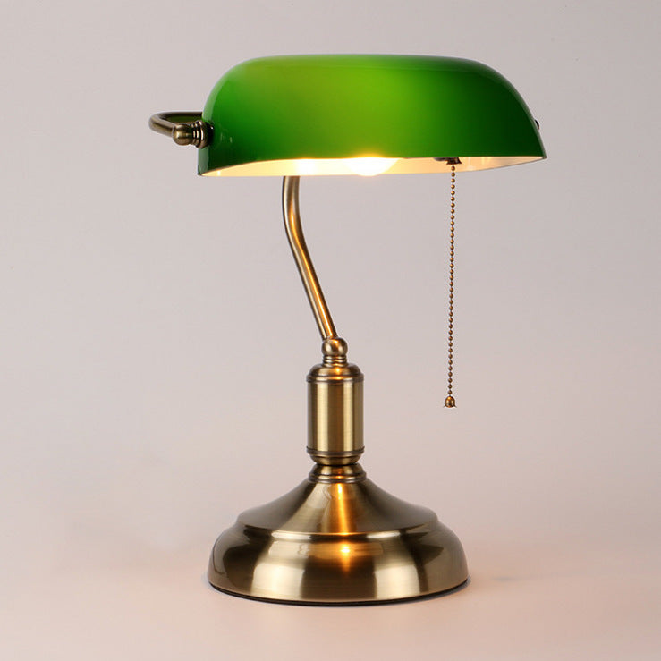 green lawyer lamp