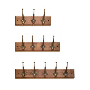 Buy Cast Iron Wall Hooks with Solid Wood Bases at 20% off – Staunton and  Henry