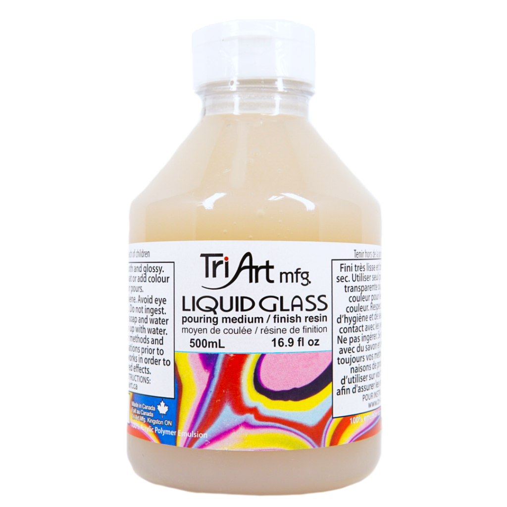 Tri-Art Liquid Acrylic Glass Pouring Medium 250mL, 8.45 Fl Oz (Pack of 1)