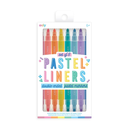 Silver Linings Outline Markers - Set of 6 by OOLY