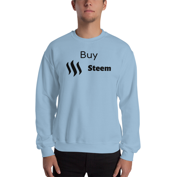 Buy Steem – Men’s Crewneck Sweatshirt – The Crypto Merch