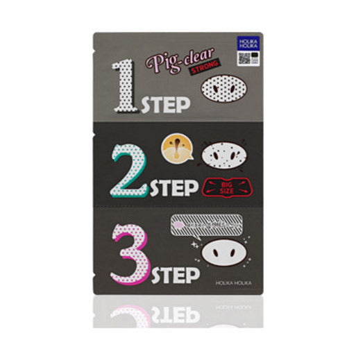 HOLIKA HOLIKA Pig Clear Black Head 3-Step Strong Kit 1 Sheet