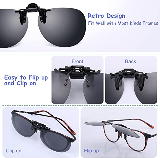 Custom made for Ray-Ban prescription Rx eyeglasses: Ray-Ban RB6489-58X14-T  Polarized Clip-On Sunglasses