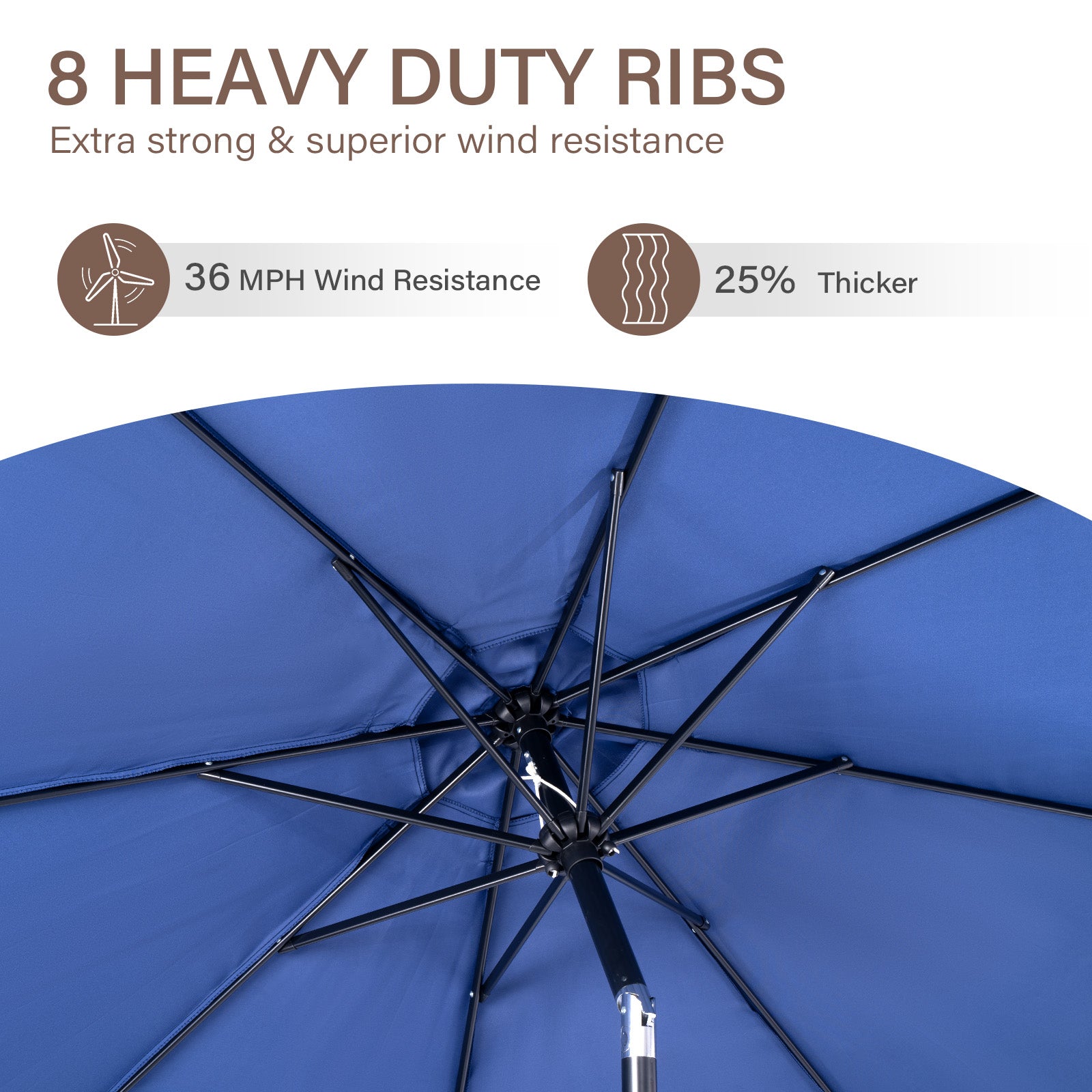 Replacement Parts for Tan 10' offset patio umbrella – Backyard