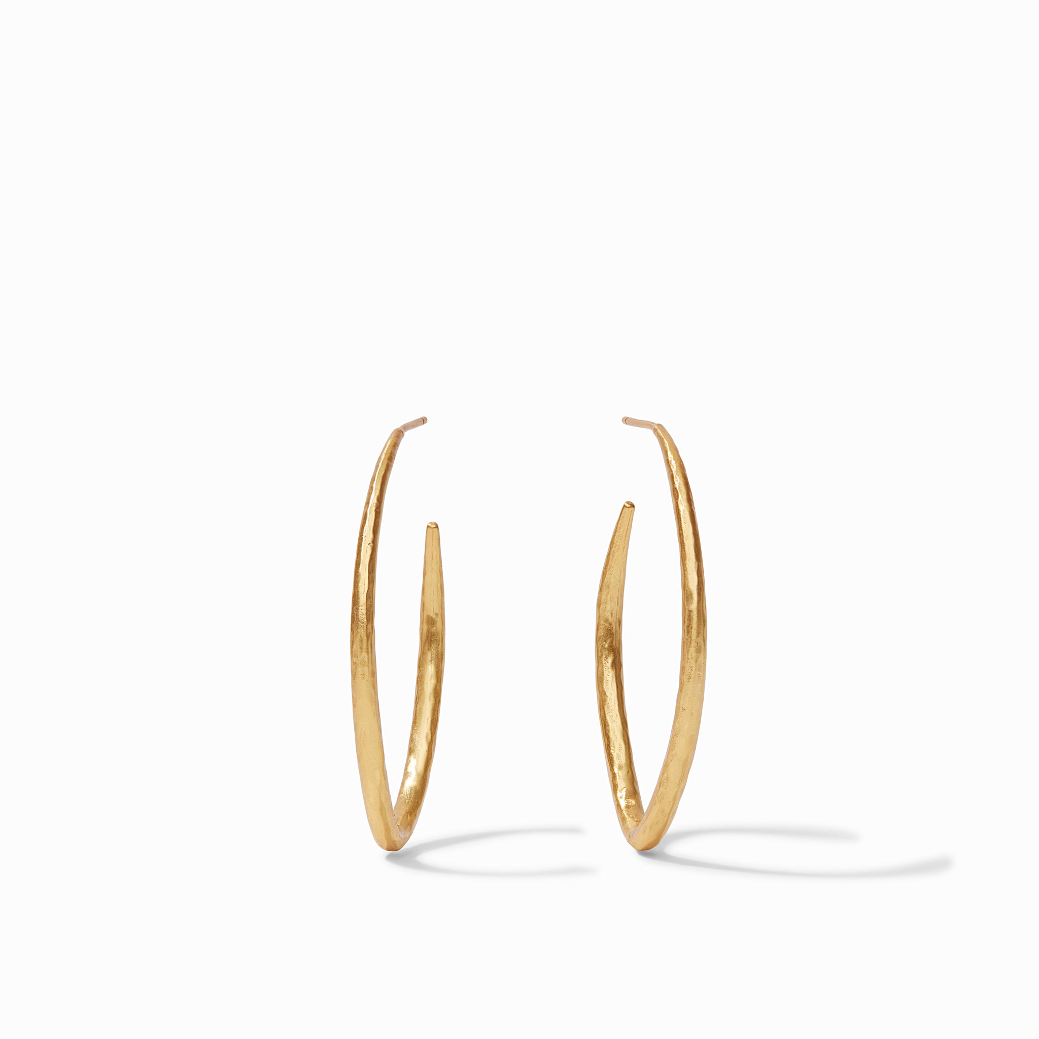 Fleur-de-Lis Gold Hoops | Julie Vos