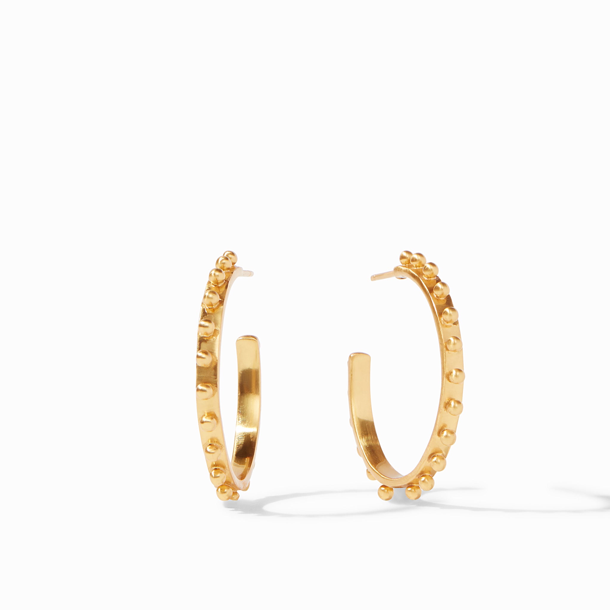 Black & Gold Hoop Earrings | Charleston | Julie Vos