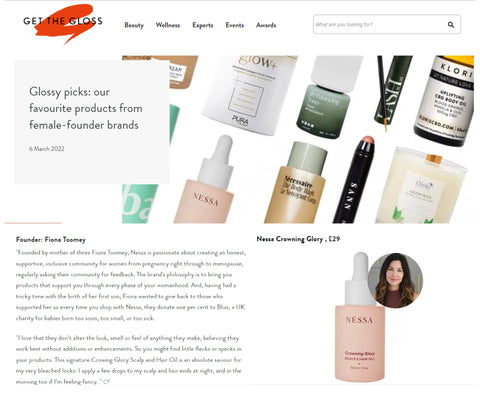 Favourite products from female-founded brands featuring Crowning Glory