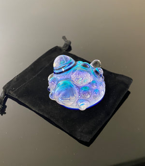 Mini Nodule #10 “liquid aqua” - Shop J Sinkus Glass