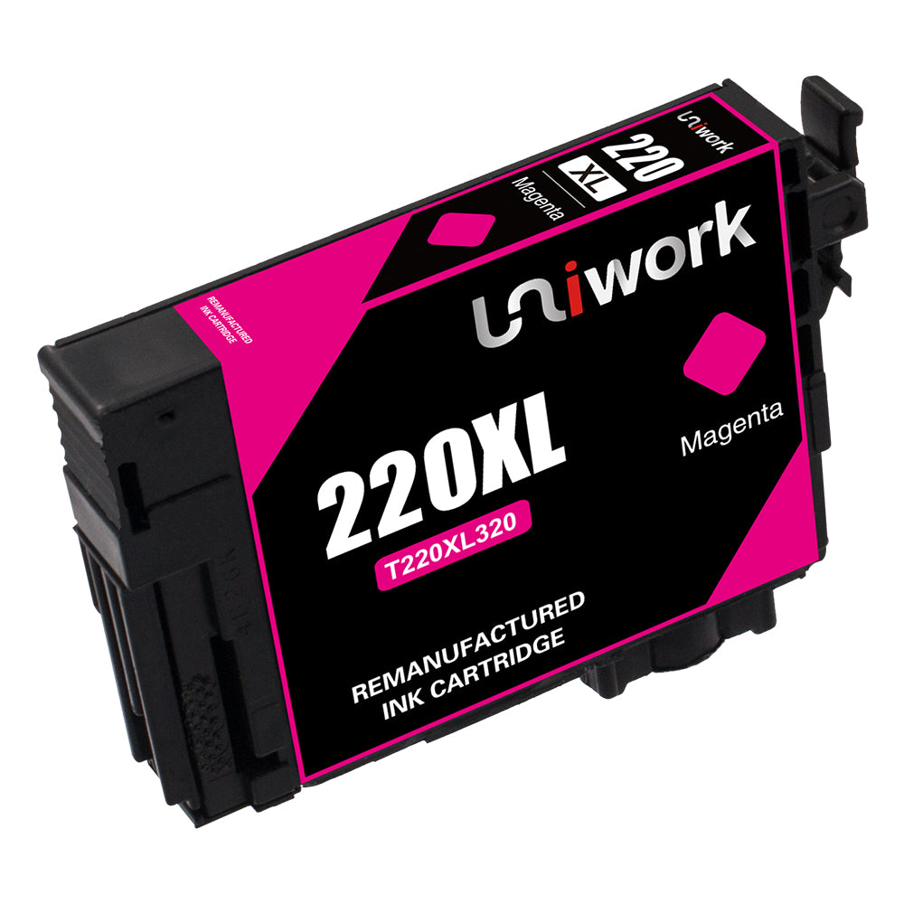 Uniwork Remanufactured Ink Cartridge Replacement For Epson 220 Xl 220x 7610