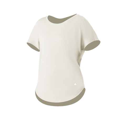 The Versa Full Tee for women offers extra coverage and a relaxed fit