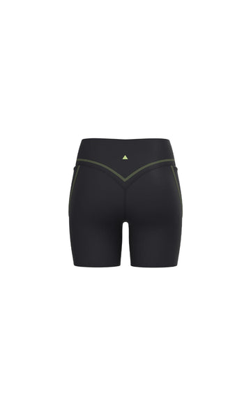 Evoke Volley Short - Women's Black Yoga Shorts – Vitality Athletic Apparel