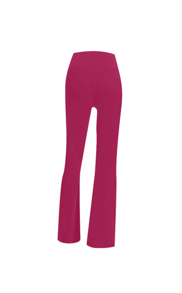 Be Flawless Hot Pink High Waisted Trouser Pants