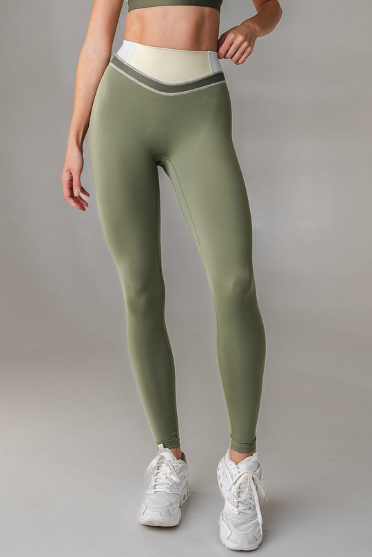 Balance athletica vitality tie dye leggings in green - Depop