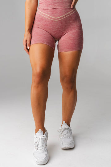 Alphalete Aero Leggings Womens Rose Pink Seamless High Waisted Stretch Small