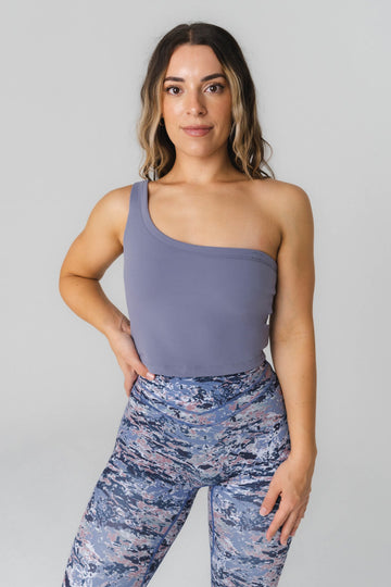 Cloud Pink Asymmetric Sports bra – Living Fit Apparel