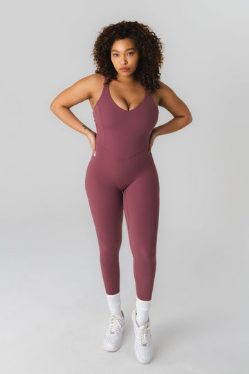 Be Around Town Athletic Romper - Pink