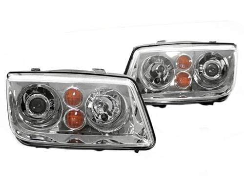 Oem Hid Replica E Code Chrome Projector Headlights Mk4 Jetta