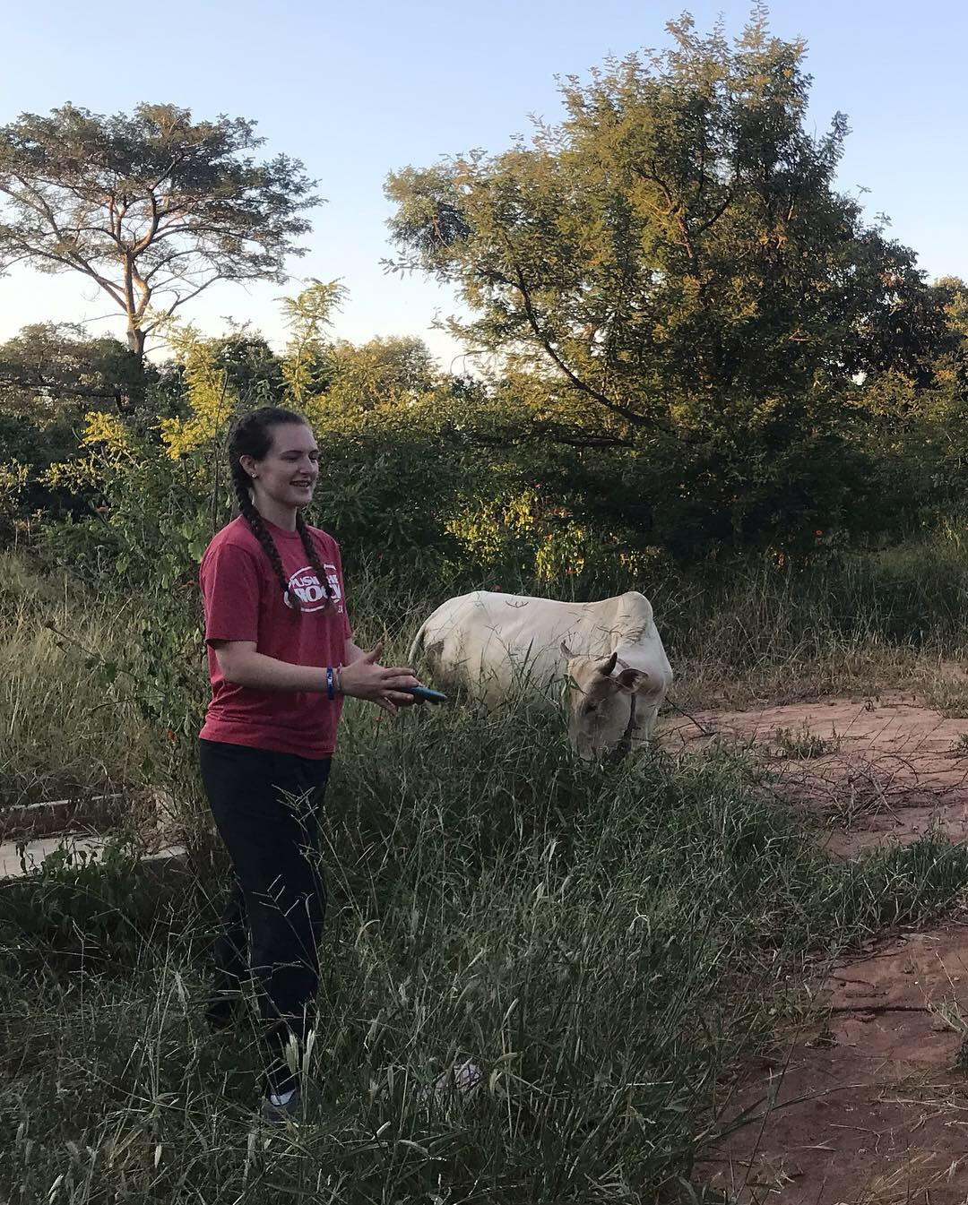 Esther Schultz while in Zambia