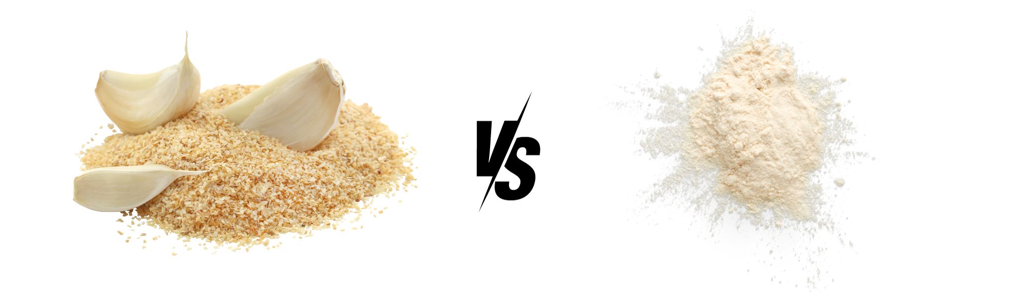garlic granulated vs garlic powder