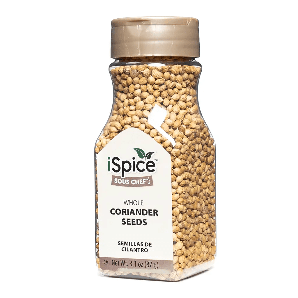 iSpice | Coriander Seed Whole | 3.1 oz | Gourmet Spice | Kosher | Aromatic Essence