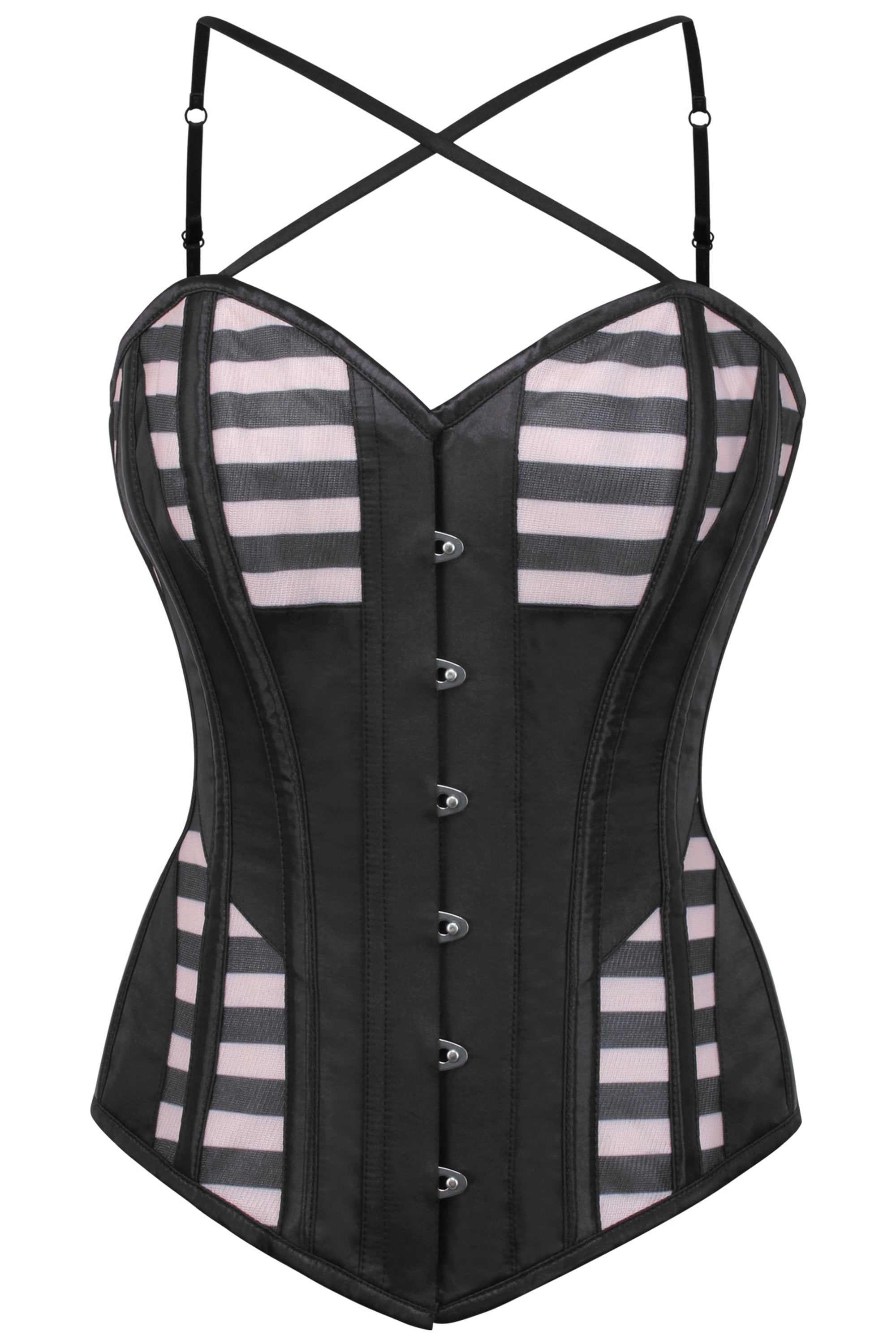 CORSET STORY MY-402 MESH OVERBUST CORSET