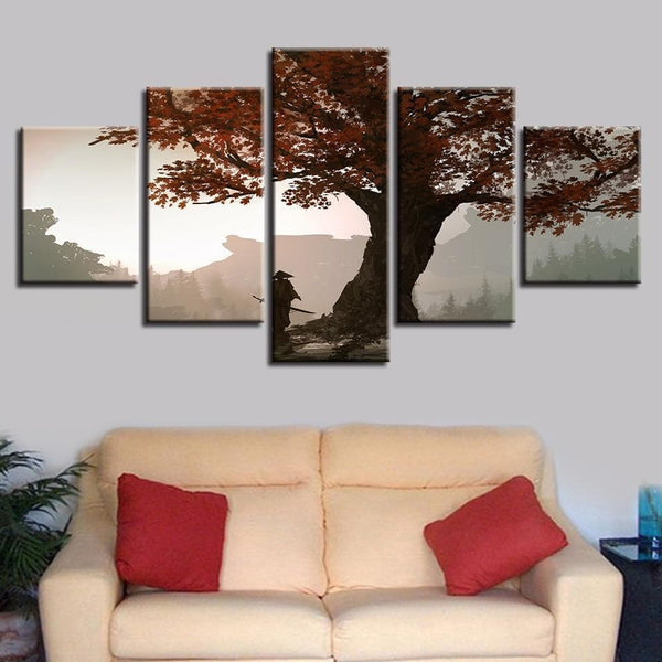 Ancient Japan Maple Tree Wall Art - Ancient Treasures