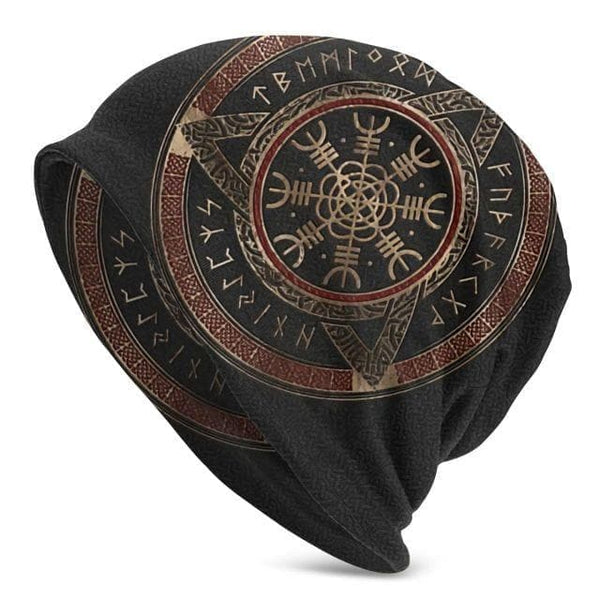 Vikings Helm Of Awe Stretchable Hat - Ancient Treasures