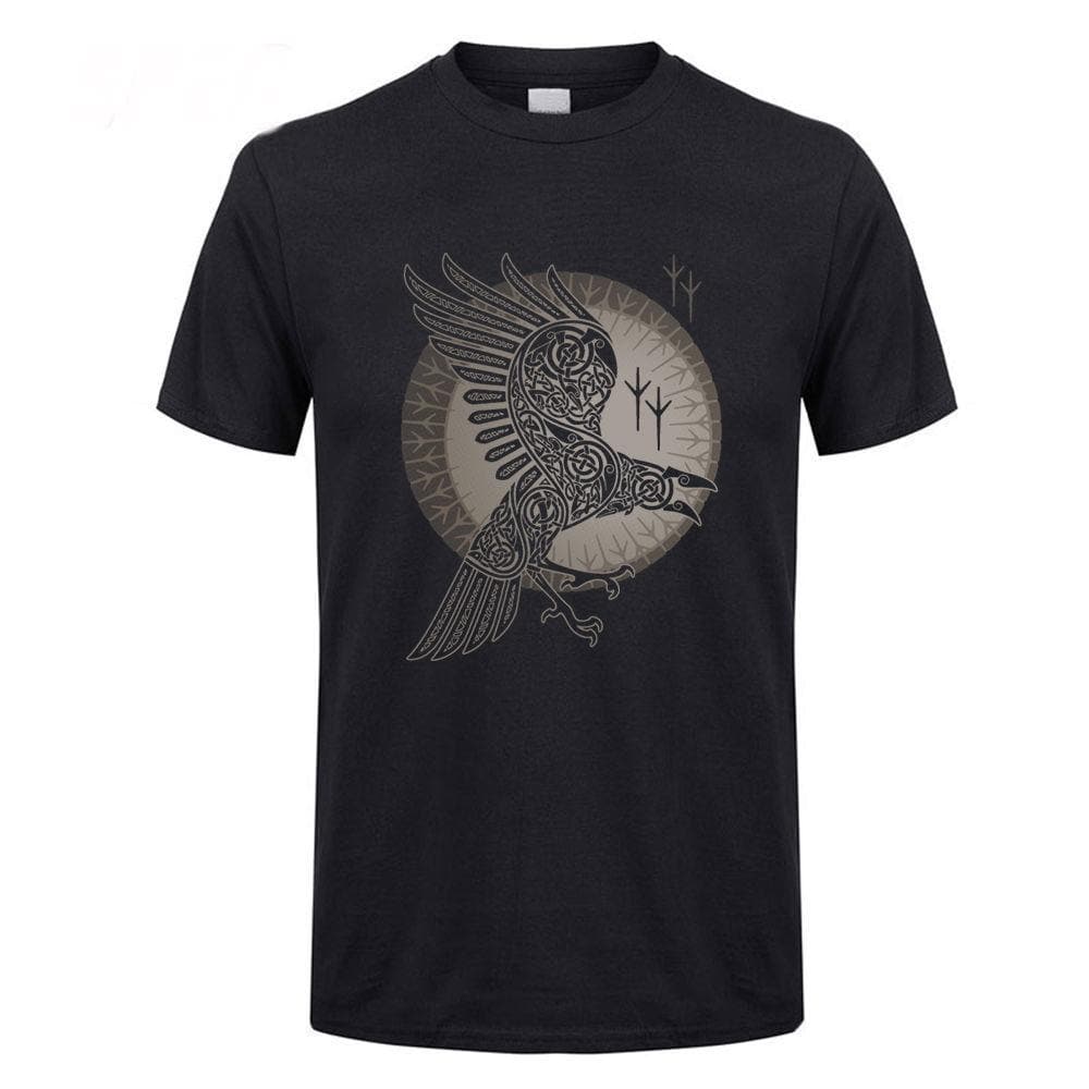 Raven of Odin T-Shirt - Ancient Treasures
