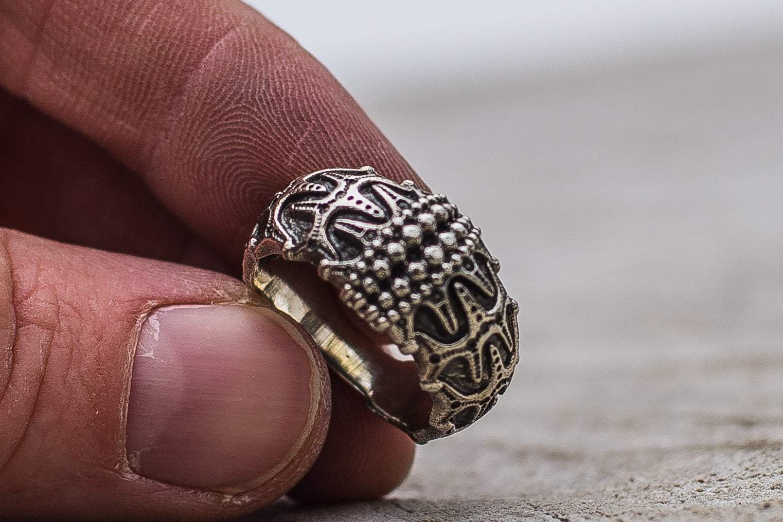 Silver Sterling Draupnir Ring - Ancient Treasures
