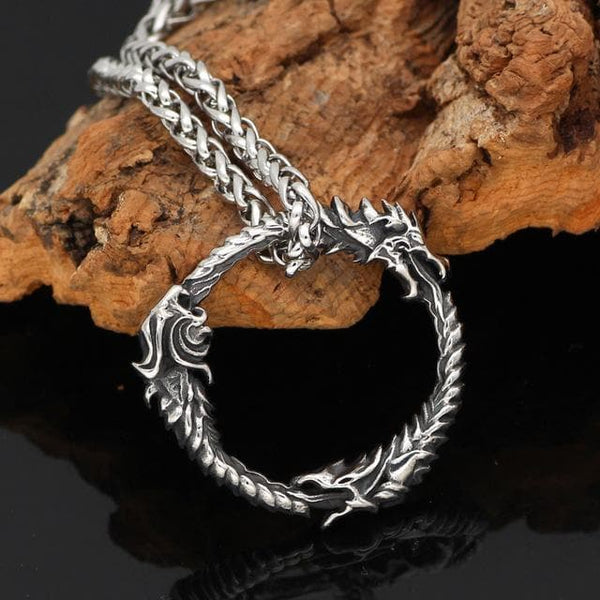 Viking Amulet Dragon Necklace - Ancient Treasures