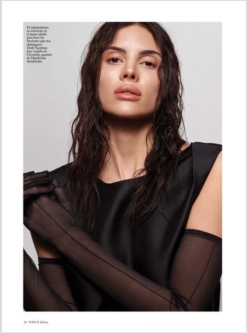 Holly Scarfone wears Handsome Stockholm in Vogue Mexico