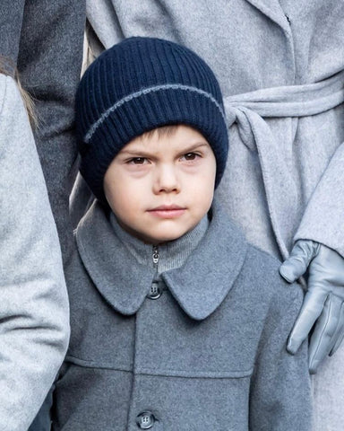 Prince Oscar and Crown Princess Victoria in gloves by Handsome Stockholm