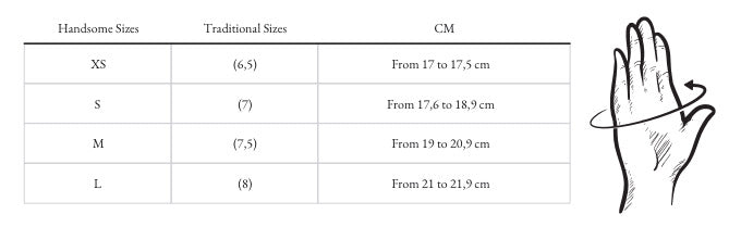 We Are Handsome Size Chart