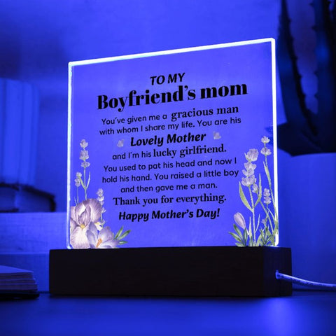 acrylic plaque with LED light